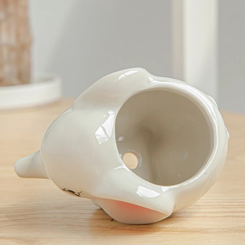 New Style Ceramic Animal Flower Pot