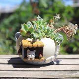 Succulents Air Plants Resin Flower Pot