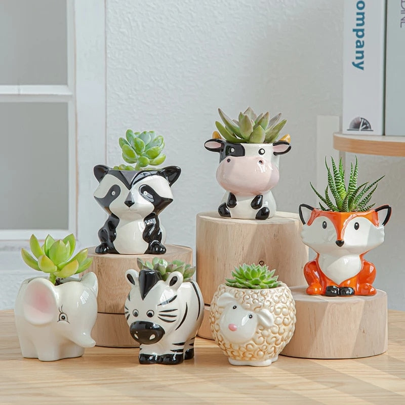 New Style Ceramic Animal Flower Pot